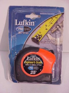 Lufkin Pro Series 25 Engineers Scale Tape Measure