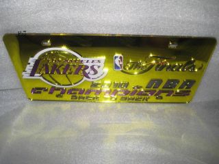 Los Angeles Lakers 2010 Champions Laser License Plate