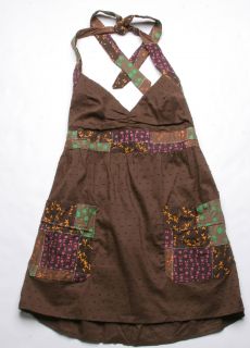 Lucy Love Halter Top M Brown