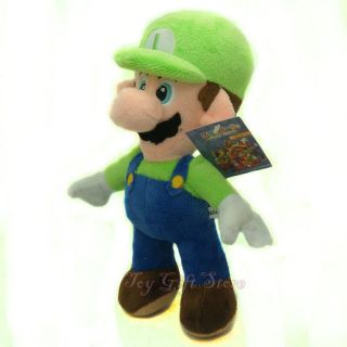 New Super Mario Bros Stand Luigi Plush Doll Stuffed Toy 8 5