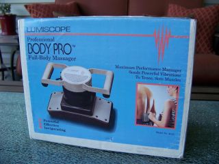 Lumiscope Body Pro Professional 2 Speed Full Body Massager Hand Held