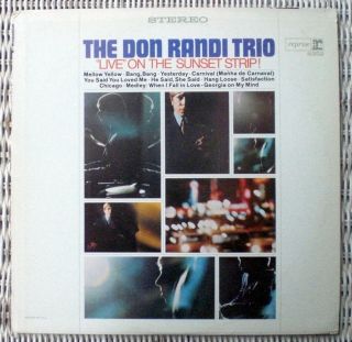 Don Randi 1966 Reprise LP Live on The Sunset Strip Mint Minus