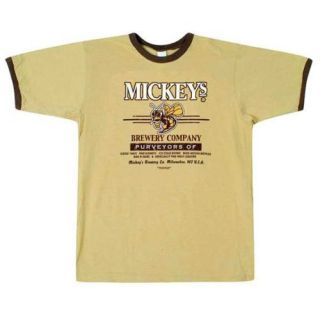 Mickeys Malt Liquor Brewery Ringer T Shirt M