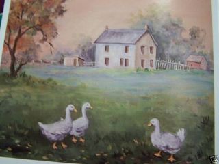 Ducks and Geese Oil Paint Book Jean Lyles Scheewe 1987