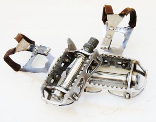 Lyotard pedals Made in France removed from 1960s paris sport bike rare