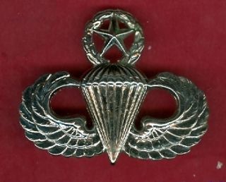 Vietnam War Era U s Army Master Parachute Wing Badge Local Made