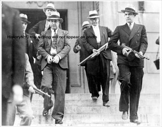 1933 Machine Gun Kelly Oklahoma Arrest Police Photo
