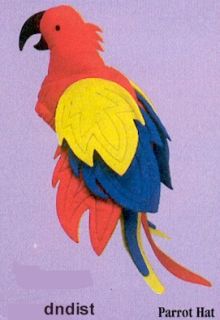 Margaritaville Jimmy Buffett Costume Bird Hat Parrot