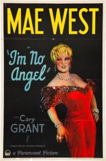 Mae West Poster IM No Angel Style A RARE