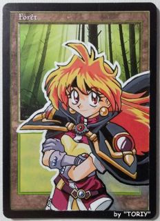 MTG Magic Altered art Forest Lina Inverse Slayers Fan art hand painted