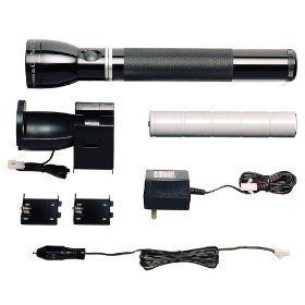 MAGLITE MAG CHARGER RECHARGEABLE FLASHLIGHT KIT with HOME CAR CHARGER