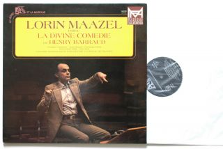 Henry Barraud La Devine Comedie Maazel Chamonin Ades 14 019 LP