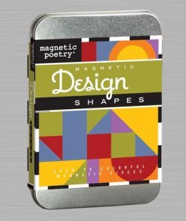 Magnetic Poetry® Design Shapes New in Tin 3033