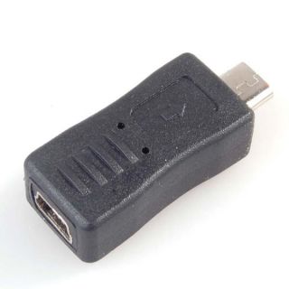Universal Mini USB Female to Micro USB Male Connector Adapter