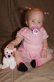 Reborn Baby Girl Toddler OOAK Art Doll Valentine Cutie Donna RuBert