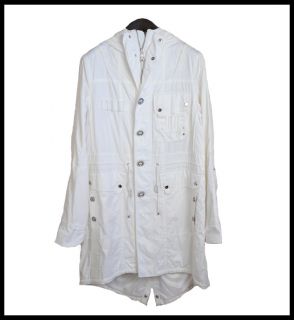 295 Ralph Lauren Sports Rain Jacket White Hooded Coat