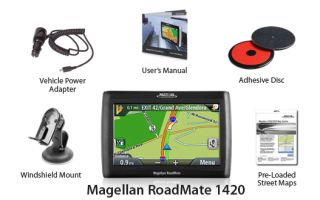 Magellan Roadmate 1420 GPS Vehicle Navigation System
