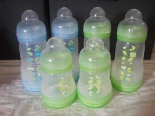 Lot of MAM Baby Bottles New and Used