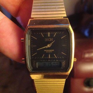 Vintage Zeon Nigel Mansell Analogue Digital Multi Function Wrist Watch