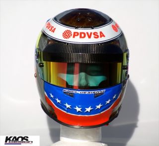 Racing Formula 1 PASTOR MALDONADO HELMET VENEZUELA Monaco 04 2012