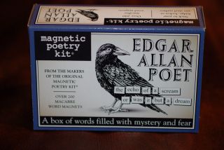 Refrigerator Magnets Magnetic Poetry Edgar Allan Poet Word Magnets