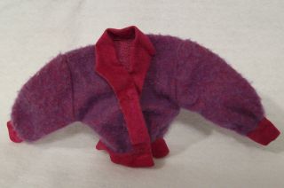 Purple Fuzzy Barbie Jacket
