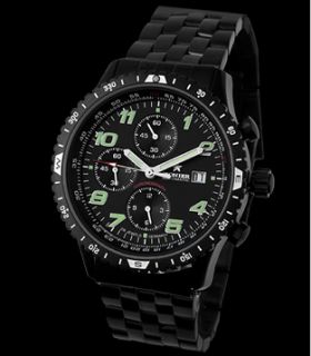 Pionier Black Mamba Royal Chronograph Automatic Watch Brand New GB