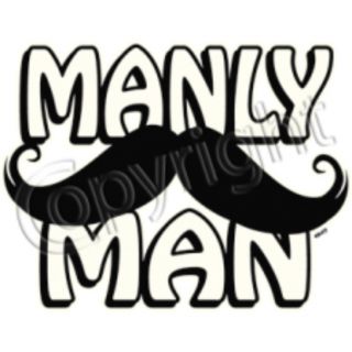Manly Man T Shirt November MO Geek Nerd Cancer Moustache Mustache