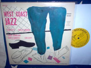 Stan Getz West Coast Jazz Manne Norgran MGN 1032 LP