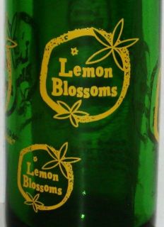 1967 Soda Pop Bottle Lemon Blossoms Maquoketa Iowa Unused New Old