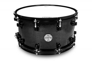 Mapex MPX MPML4800BMB 8 x 14 Maple snare drum Midnight Black Lacquer