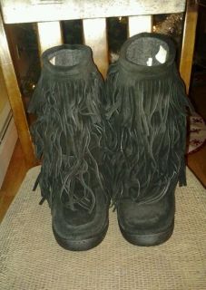 Manitobah Suede Mukluk Buffalo Dancer Boots Size Ladies 9