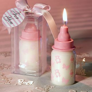Baby Bottle Candle Baby Shower Favors Christening Party Favors