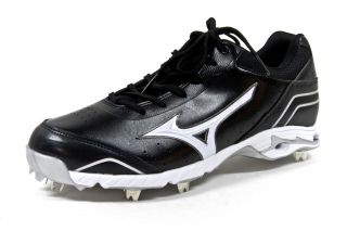 Advanced Classic 7 Metal Baseball Cleats Black White Shoes