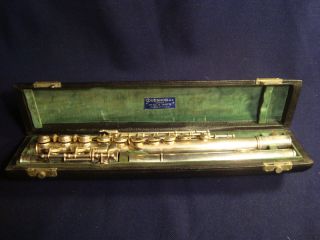 ANTIQUE MARCEL MOYSE COUESNON MONOPOLE FLUTE   MADE IN FRANCE   PLAYS
