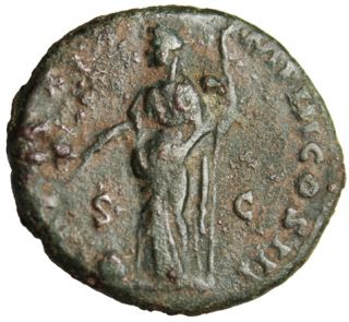 Marcus Aurelius AE Dupondius Providentia Scarce Listed Only as
