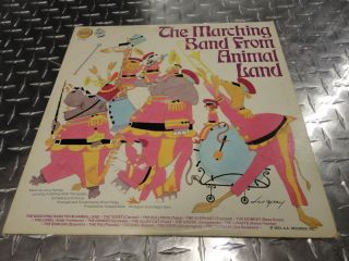 RARE The Marching Band from Animal Land Record 1972 Vinyl Golden