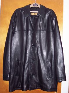 Mens 3 4 inch Butter Soft Kid Skin Leather Coat Jacket by Andrew Marc