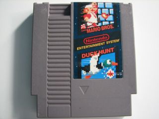 NES Cartridge Only TESTED and CLEANED Super Mario Bros. Duck Hunt USED