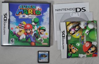 Super Mario 64 DS Game 2004 Case Manuals