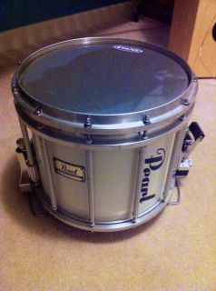 Championship FFX 14x12 White Marching Snare Drum with brand new heads