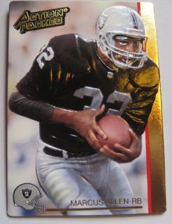 1992 Action Packed Marcus Allen Raiders Card No 122