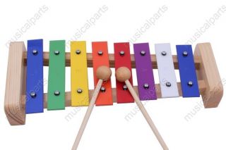 High Quality Colourful 8 Key Aluminum Xylophone Glockenspiel