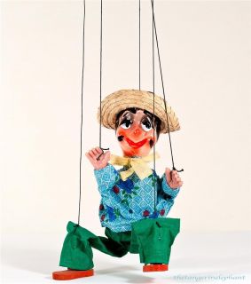 Vintage Mexican Man Marionette Puppet Doll Approx 14 Tall