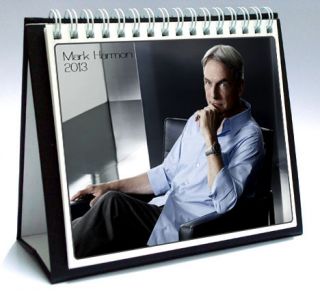 Mark Harmon 2013 Desktop Holiday Calendar NCIS