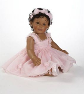 Marie Osmond Peyton Black Porcelain Toddler Doll Babyfaces Daughter
