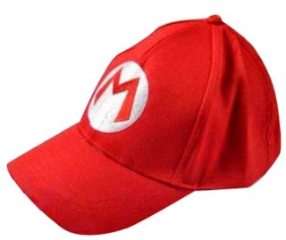 Super Mario Bros Cosplay Baseball M Hat Mario Red Cap FM0516A