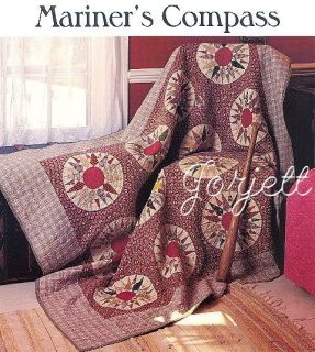 Mariners Compass Quilt Medallions More Quilt Pattern Templates