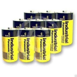 75 x Panasonic Industrial Alkaline C Batteries 2015
