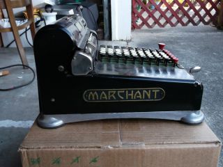 Marchant Hand Crank Adding Machine Circa 1922 Serial H6 56331